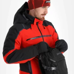 Spyder, Titan Chaqueta De Esquí Hombres Volcano Rojo -PARQUE DE ESQUI spyder titan aa jas gevoerd heren volcano rood 22spyde134v5 BI 05