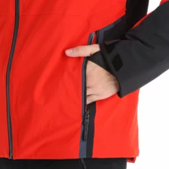 Spyder, Titan Chaqueta De Esquí Hombres Volcano Rojo -PARQUE DE ESQUI spyder titan aa jas gevoerd heren volcano rood 22spyde134v5 BI 14