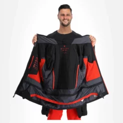 Spyder, Vanqysh Gtx Chaqueta De Esquí Hombres Charcoal Gris, Negro -PARQUE DE ESQUI spyder vanqysh gtx aa jas gevoerd heren charcoal grijs zwart 22spyde130v1 BI 06