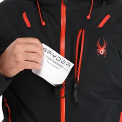 Spyder, Vanqysh Gtx Chaqueta De Esquí Hombres Charcoal Gris, Negro -PARQUE DE ESQUI spyder vanqysh gtx aa jas gevoerd heren charcoal grijs zwart 22spyde130v1 BI 12