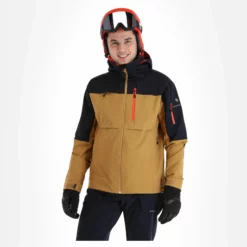 Sun Valley, Darkyl Chaqueta De Esquí Hombres Camel Marrón -PARQUE DE ESQUI sun valley darkyl aa jas gevoerd heren camel bruin 22suva101v1 BI 04