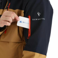 Sun Valley, Darkyl Chaqueta De Esquí Hombres Camel Marrón -PARQUE DE ESQUI sun valley darkyl aa jas gevoerd heren camel bruin 22suva101v1 BI 07