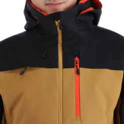 Sun Valley, Darkyl Chaqueta De Esquí Hombres Camel Marrón -PARQUE DE ESQUI sun valley darkyl aa jas gevoerd heren camel bruin 22suva101v1 BI 12