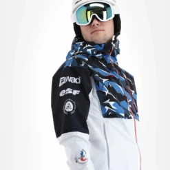 Sun Valley, Drascor Chaqueta De Esquí Hombres Blanco -PARQUE DE ESQUI sun valley drascor aa jas gevoerd heren wit 22suva102v1 BI 05