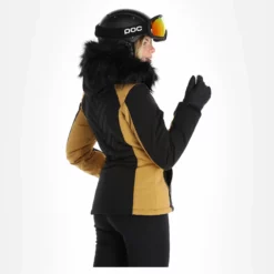 Sun Valley, Kors Chaqueta De Esquí Mujeres Negro -PARQUE DE ESQUI sun valley kors aa jas gevoerd dames zwart 22suva108v1 BI 03