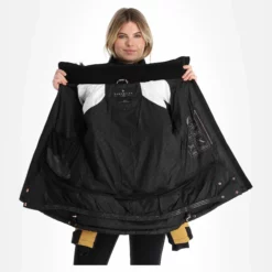 Sun Valley, Kors Chaqueta De Esquí Mujeres Negro -PARQUE DE ESQUI sun valley kors aa jas gevoerd dames zwart 22suva108v1 BI 06