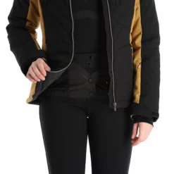 Sun Valley, Kors Chaqueta De Esquí Mujeres Negro -PARQUE DE ESQUI sun valley kors aa jas gevoerd dames zwart 22suva108v1 BI 09