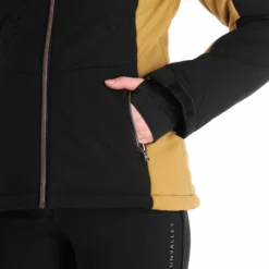 Sun Valley, Kors Chaqueta De Esquí Mujeres Negro -PARQUE DE ESQUI sun valley kors aa jas gevoerd dames zwart 22suva108v1 BI 12