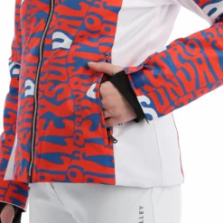 Sun Valley, Kurrow Chaqueta De Esquí Mujeres Cyan Azul -PARQUE DE ESQUI sun valley kurrow aa jas gevoerd dames cyan blauw 22suva110v1 BI 12