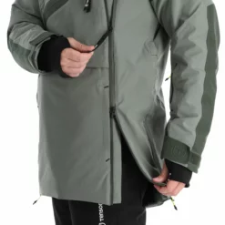Tenson, Aerismo Jackorak Chaqueta De Esquí Hombres Grey Verde -PARQUE DE ESQUI tenson aerismo jackorak aa jas gevoerd heren grey groen 22tenso109v2 BI 07