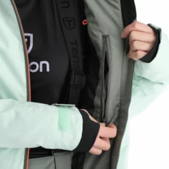 Tenson, Core Ski Jacket Chaqueta De Esquí Mujeres Light Verde -PARQUE DE ESQUI tenson core ski jacket aa jas gevoerd dames light groen 22tenso102v3 BI 12