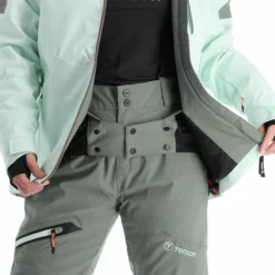 Tenson, Core Ski Jacket Chaqueta De Esquí Mujeres Light Verde -PARQUE DE ESQUI tenson core ski jacket aa jas gevoerd dames light groen 22tenso102v3 BI 13