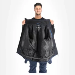 Tenson, Core Ski Jacket Chaqueta De Esquí Hombres Dark Navy Azul -PARQUE DE ESQUI tenson corepc plus jkt aa jas gevoerd heren dark navy blauw AA11ten101c BI 05