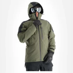 Tenson, Core Ski Jacket Chaqueta De Esquí Hombres Olive Verde -PARQUE DE ESQUI tenson corepc plus jkt aa jas gevoerd heren olive groen AA11ten101d BI 04