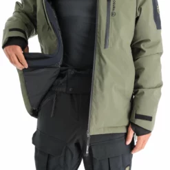 Tenson, Core Ski Jacket Chaqueta De Esquí Hombres Olive Verde -PARQUE DE ESQUI tenson corepc plus jkt aa jas gevoerd heren olive groen AA11ten101d BI 08