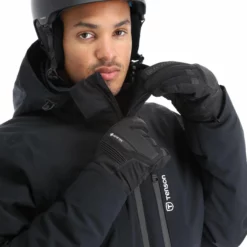 Tenson, Core Ski Jacket Chaqueta De Esquí Hombres Negro -PARQUE DE ESQUI tenson corepc plus jkt aa jas gevoerd heren zwart AA11ten101e BI 06