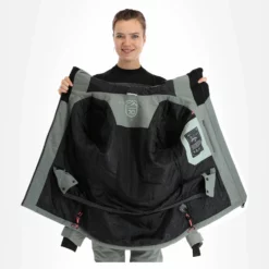 Tenson, Orbit Ski Jacket Chaqueta De Esquí Mujeres Grey Verde -PARQUE DE ESQUI tenson orbit ski jacket aa jas gevoerd dames grey groen 22tenso104v2 BI 06