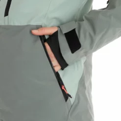 Tenson, Orbit Ski Jacket Chaqueta De Esquí Mujeres Grey Verde -PARQUE DE ESQUI tenson orbit ski jacket aa jas gevoerd dames grey groen 22tenso104v2 BI 08