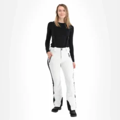 Tenson, Softshell Ski Pants Pantalones De Esquí Softshell Mujeres Blanco