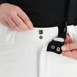 Tenson, Softshell Ski Pants Pantalones De Esquí Softshell Mujeres Blanco -PARQUE DE ESQUI tenson softshell bc skibroek softshell dames wit BC21ten109a BI 05