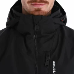 Tenson, Yoke Ski Jacket Chaqueta De Esquí Hombres Negro -PARQUE DE ESQUI tenson yoke ski jacket aa jas gevoerd heren zwart 22tenso110v3 BI 07