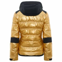 Toni Sailer, Tami Metallic Chaqueta De Esquí Mujeres Goud -PARQUE DE ESQUI toni sailer tami metallic aa jas gevoerd dames goud sportlitonis029a BI 02