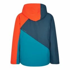 Ziener, Alfur Chaqueta De Esquí Niños Teal Crystal Azul, Naranja -PARQUE DE ESQUI ziener alfur aa jas gevoerd kinderen teal crystal blauw oranje 22ziene112v1 BI 02