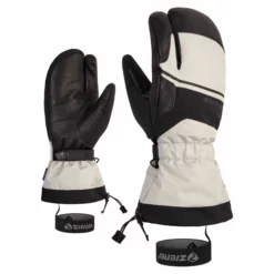 Ziener, Garnoso As(R) Aw Lobster Guantes De Esquí Hombres Beige, Zilver
