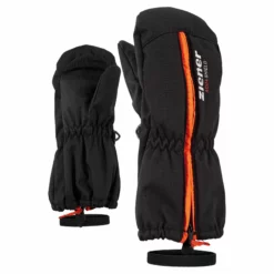 Ziener, Langelo As(R) Minis Guantes De Esquí Niños Stru Negro