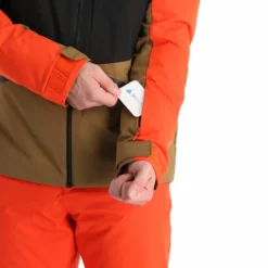 Ziener, Tarpu Chaqueta De Esquí Hombres New Rojo -PARQUE DE ESQUI ziener tarpu aa jas gevoerd heren new rood 22ziene106v1 BI 08