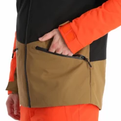 Ziener, Tarpu Chaqueta De Esquí Hombres New Rojo -PARQUE DE ESQUI ziener tarpu aa jas gevoerd heren new rood 22ziene106v1 BI 12