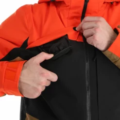 Ziener, Tarpu Chaqueta De Esquí Hombres New Rojo -PARQUE DE ESQUI ziener tarpu aa jas gevoerd heren new rood 22ziene106v1 BI 13