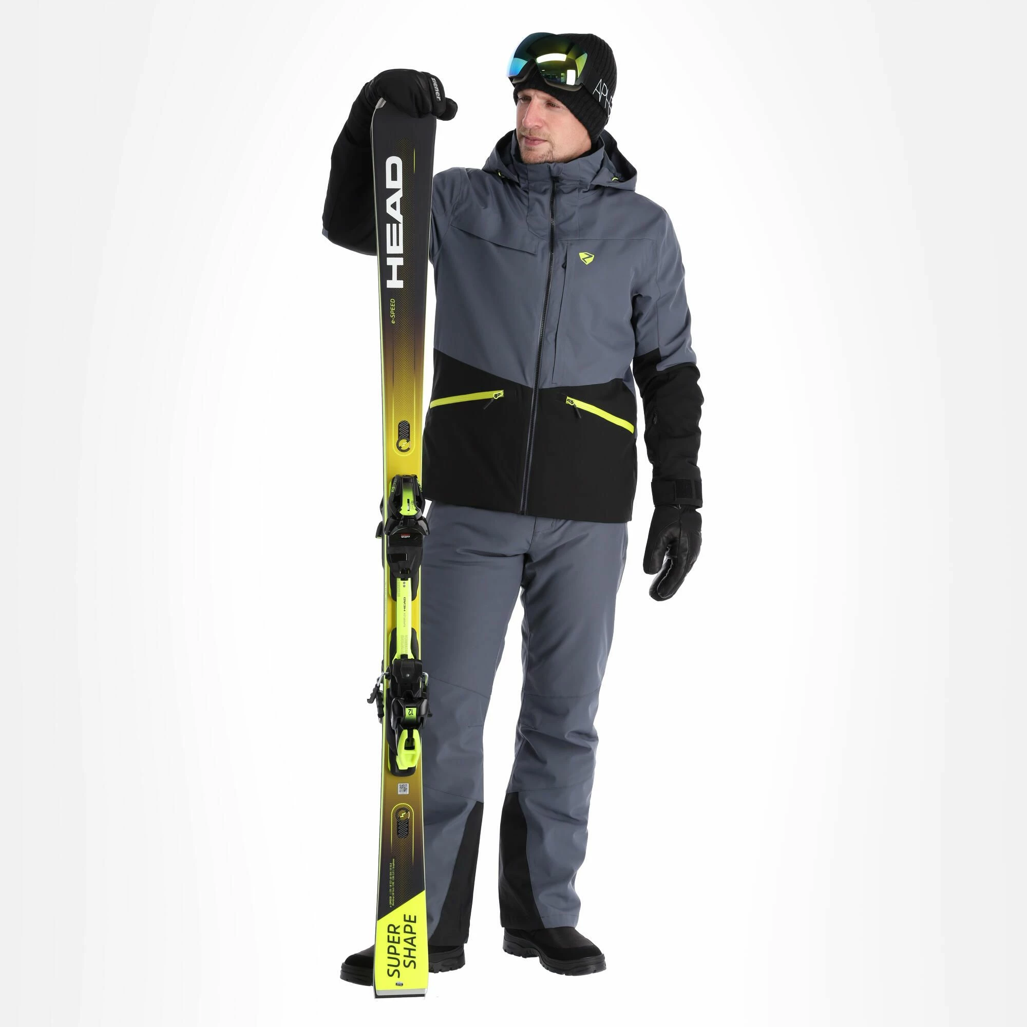 Ziener, Tarpu Chaqueta De Esquí Hombres Ombre Gris 1 Ziener, Tarpu Chaqueta De Esquí Hombres Ombre Gris