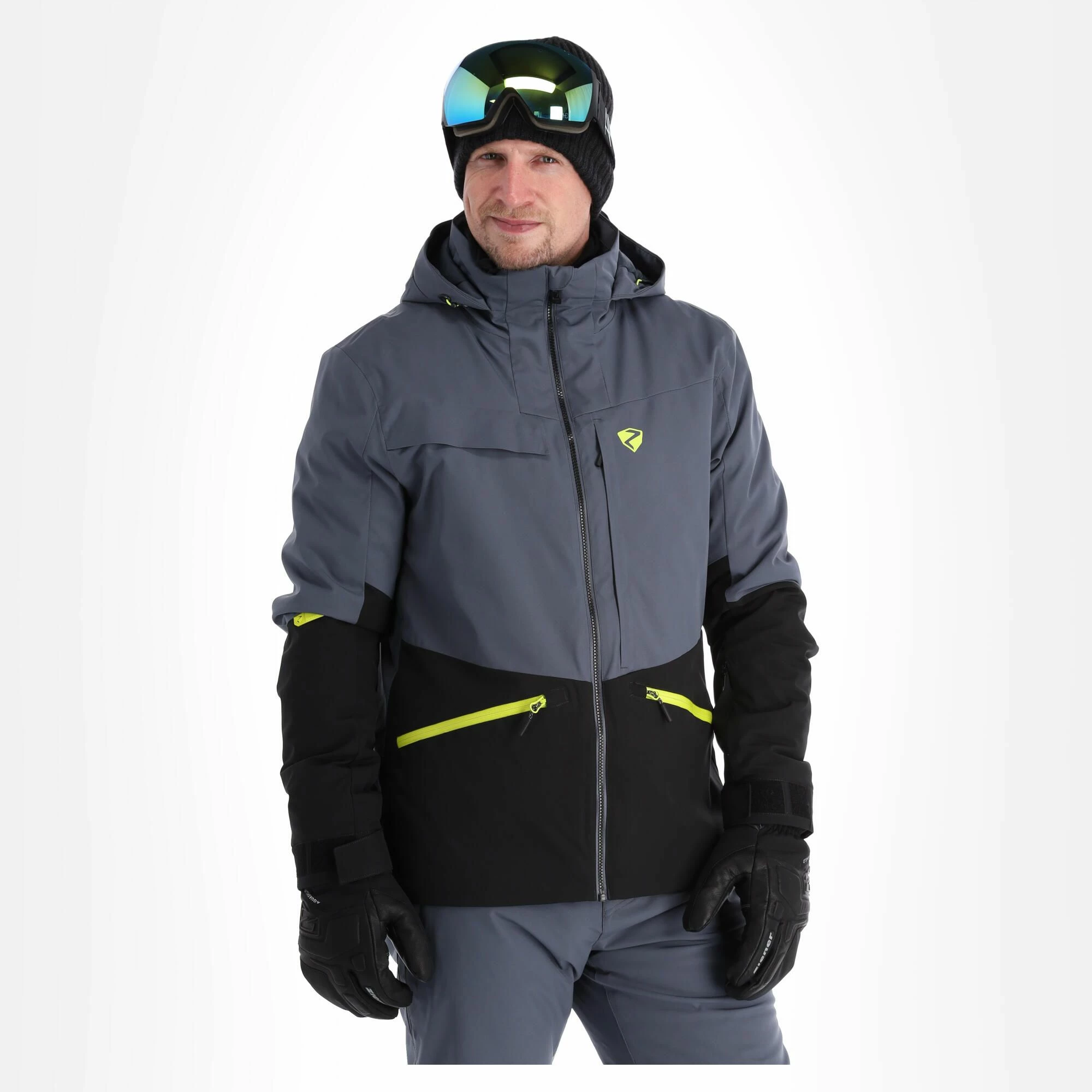 Ziener, Tarpu Chaqueta De Esquí Hombres Ombre Gris 2 Ziener, Tarpu Chaqueta De Esquí Hombres Ombre Gris - Imagen 2