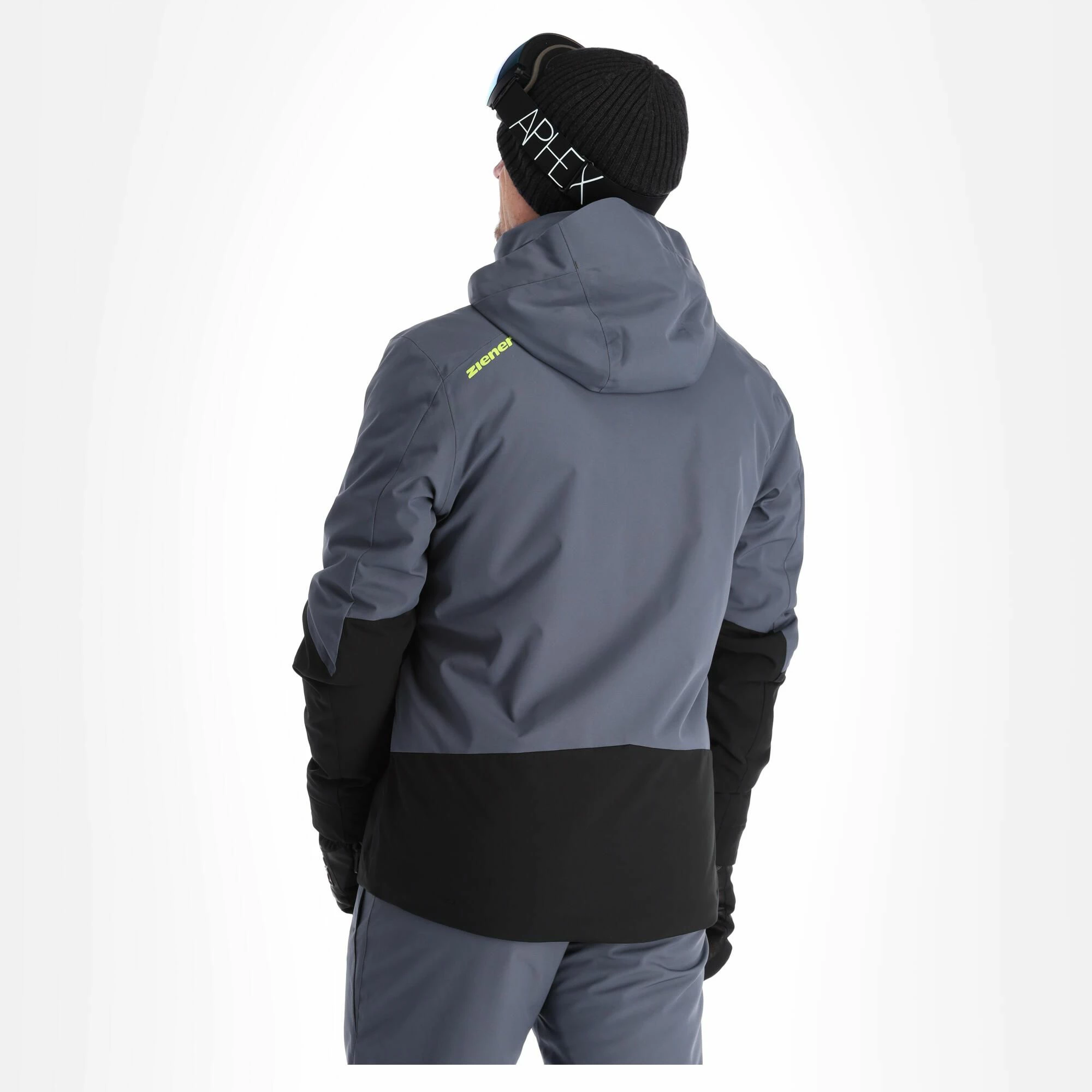 Ziener, Tarpu Chaqueta De Esquí Hombres Ombre Gris 3 Ziener, Tarpu Chaqueta De Esquí Hombres Ombre Gris - Imagen 3