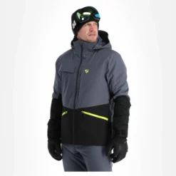 Ziener, Tarpu Chaqueta De Esquí Hombres Ombre Gris 18 Ziener, Tarpu Chaqueta De Esquí Hombres Ombre Gris -PARQUE DE ESQUI ziener tarpu aa jas gevoerd heren ombre grijs 22ziene106v2 BI 04