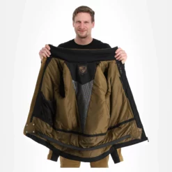 Ziener, Timpa Chaqueta De Esquí Hombres Walnut Dob Marrón -PARQUE DE ESQUI ziener timpa aa jas gevoerd heren walnut dob bruin 22ziene105v1 BI 06