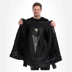 Ziener, Toroa Chaqueta De Esquí Hombres Negro -PARQUE DE ESQUI ziener toroa aa jas gevoerd heren zwart 22ziene108v2 BI 06