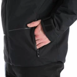 Ziener, Toroa Chaqueta De Esquí Hombres Negro -PARQUE DE ESQUI ziener toroa aa jas gevoerd heren zwart 22ziene108v2 BI 10