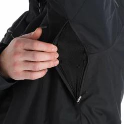 Ziener, Toroa Chaqueta De Esquí Hombres Negro -PARQUE DE ESQUI ziener toroa aa jas gevoerd heren zwart 22ziene108v2 BI 12