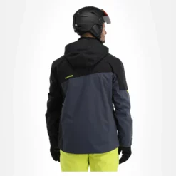 Ziener, Tungua Chaqueta De Esquí Hombres Ombre Gris, Negro -PARQUE DE ESQUI ziener tungua aa jas gevoerd heren ombre grijs zwart 22ziene107v2 BI 03