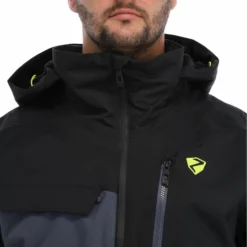 Ziener, Tungua Chaqueta De Esquí Hombres Ombre Gris, Negro -PARQUE DE ESQUI ziener tungua aa jas gevoerd heren ombre grijs zwart 22ziene107v2 BI 07