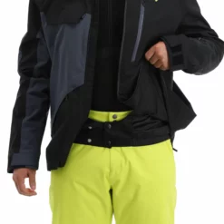 Ziener, Tungua Chaqueta De Esquí Hombres Ombre Gris, Negro -PARQUE DE ESQUI ziener tungua aa jas gevoerd heren ombre grijs zwart 22ziene107v2 BI 09