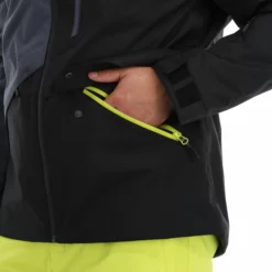 Ziener, Tungua Chaqueta De Esquí Hombres Ombre Gris, Negro -PARQUE DE ESQUI ziener tungua aa jas gevoerd heren ombre grijs zwart 22ziene107v2 BI 12