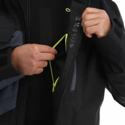 Ziener, Tungua Chaqueta De Esquí Hombres Ombre Gris, Negro -PARQUE DE ESQUI ziener tungua aa jas gevoerd heren ombre grijs zwart 22ziene107v2 BI 13